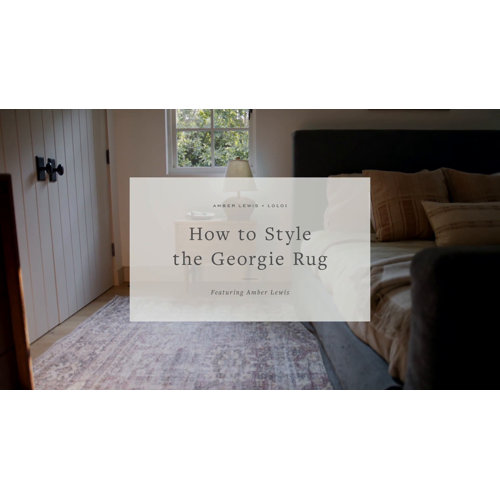 Amber Lewis x Loloi Oriental Bordeaux/Antique Area Rug